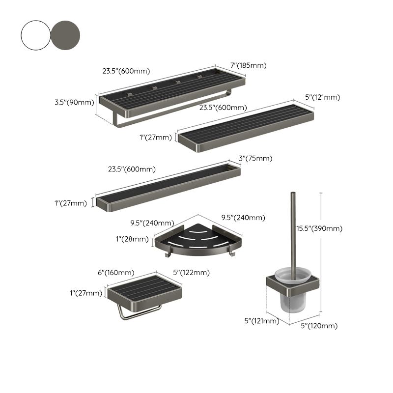 Avtoit | Modern Bathroom Hardware Set Paper Holder Towel Bar Bathroom Accessory Set