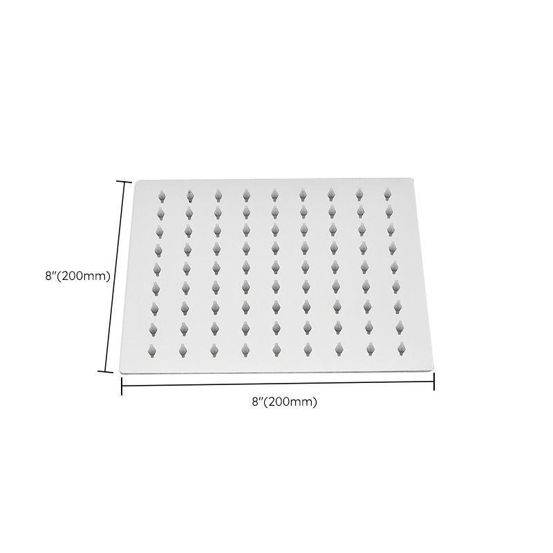 Avtoit | Wall Mounted Adjustable Shower Head Modern Square Metal Shower Head
