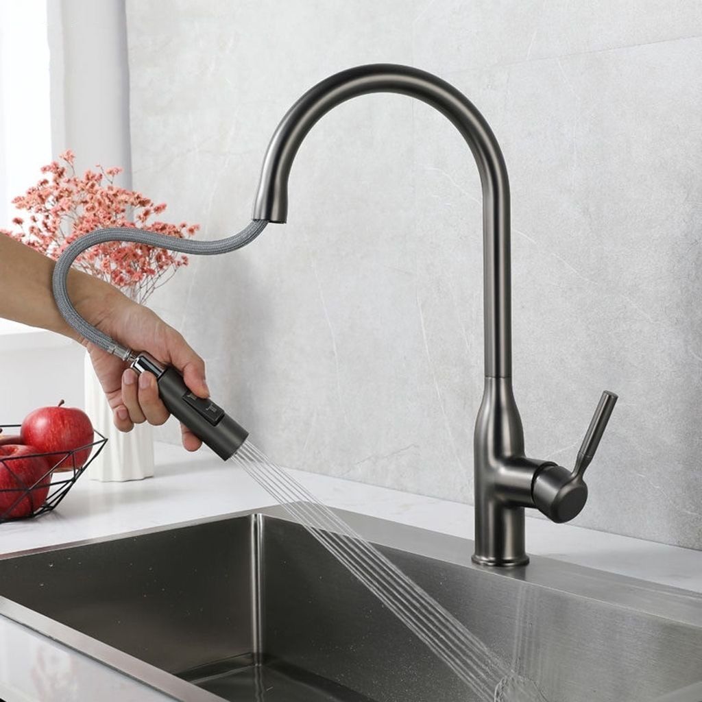 Avtoit | Modern Pull-down Water Filler Single Handle High Arc Kitchen Faucet