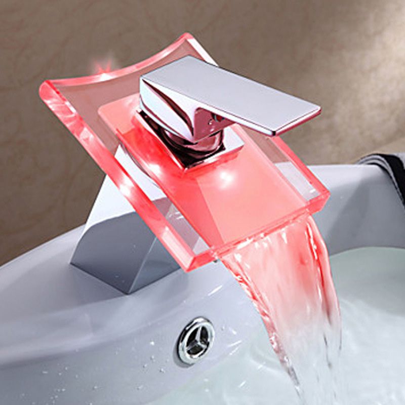 Avtoit | 1-Handle Basin Mixer 1-Hole Copper Sink Tap with LED Lighting