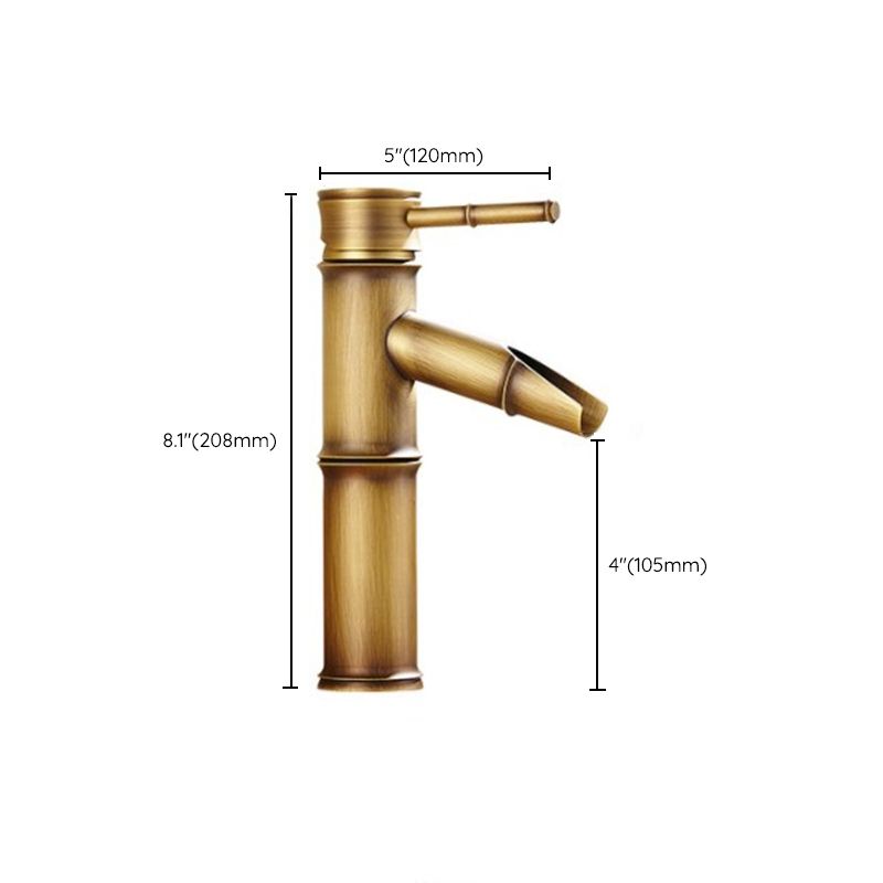 Avtoit | Country house vessel water tap brass lever handles waterfall outlet sink faucet