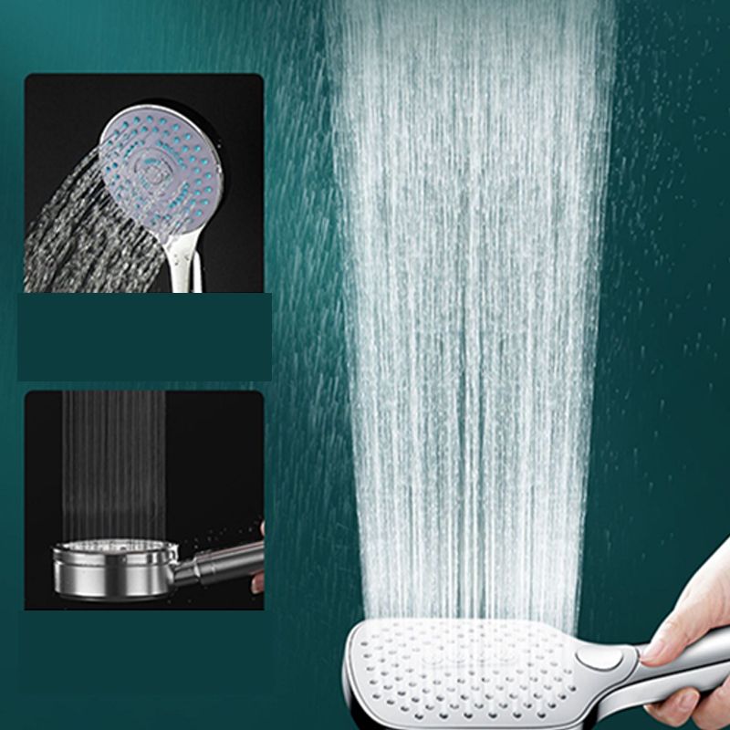 Avtoit | Rectangular Self-Cleaning Hand Shower Adjustable Spray Pattern Wall-Mounted Hand Shower