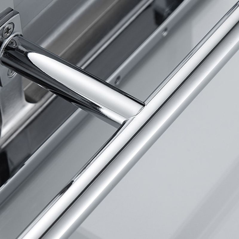 Avtoit | Contemporary 2-piece bathroom set made of polished chrome stainless steel toilet paper holder