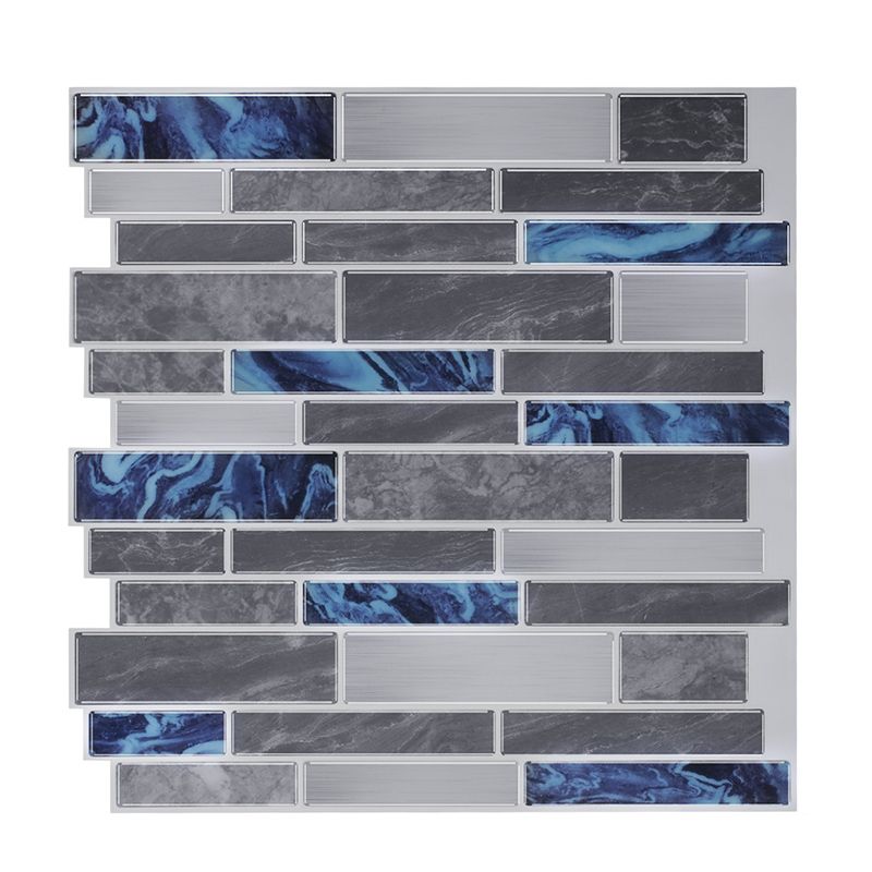 Avtoit | Peel and Stick Wall Tile Rectangle PVC Subway Waterproof Peel & Stick Tile 10-Pack