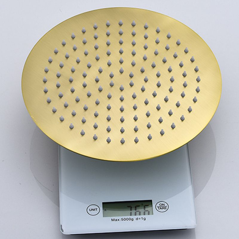 Avtoit | Polished brass round fixed shower head stainless steel wall mounted shower head