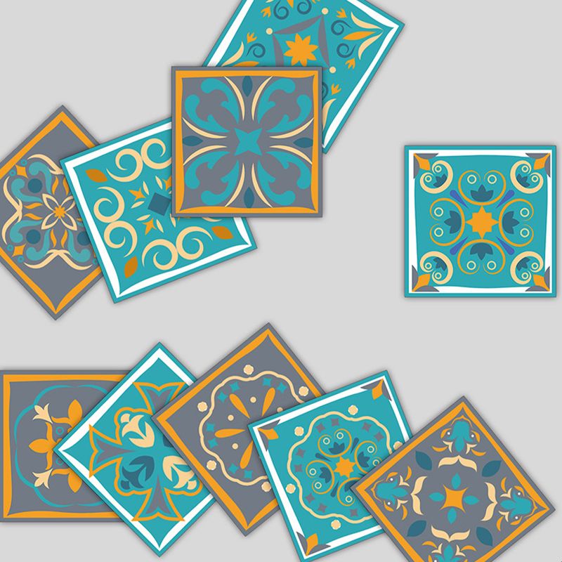 Avtoit | PVC peel and stick backsplash mosaic tiles wallpaper with square shape