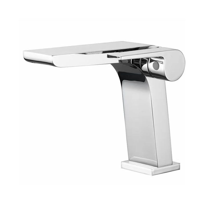 Avtoit | Modern vessel faucet brass lever waterfall spout sink faucet