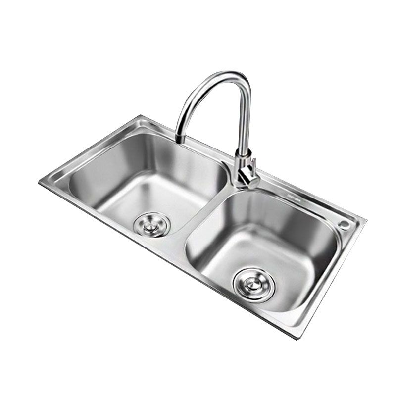 Avtoit | Classic Style Kitchen Sink Stainless Steel Kitchen Sink with Drainage Hole Kit
