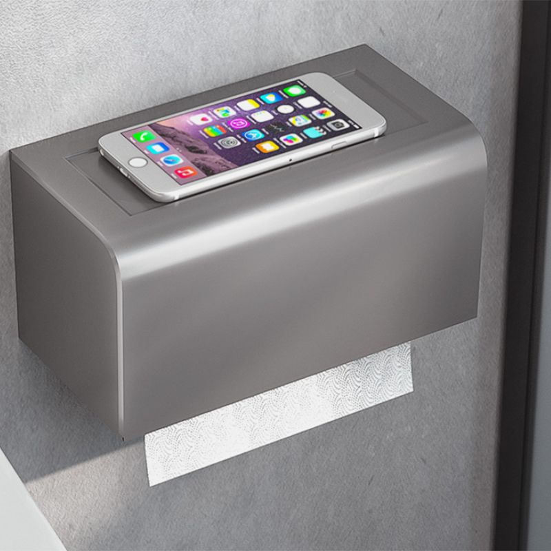 Avtoit | Modern Bathroom Accessory Set Towel Bar Paper Holder Gray Bathroom Accessory Set