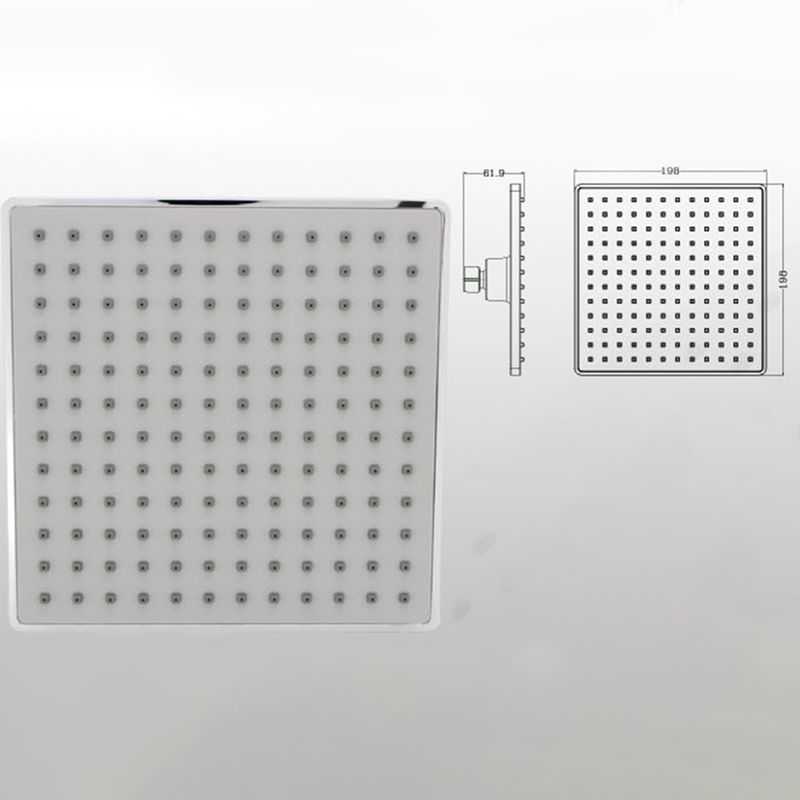 Avtoit | Contemporary Shower Combination Fixed Shower Head Chrome Ceiling Mounted Shower Head