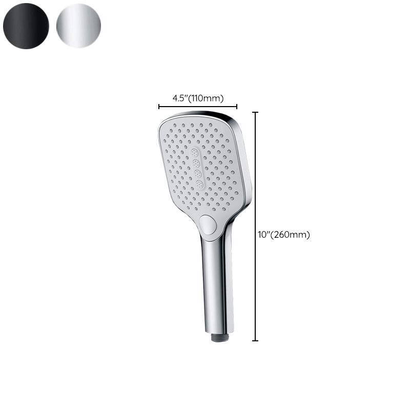 Avtoit | Contemporary Fixed Shower Head Square Metal Shower Head Combo