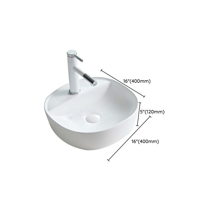 Avtoit | Porcelain Washbasin Modern Simple Wash Bowl Bathroom Sink