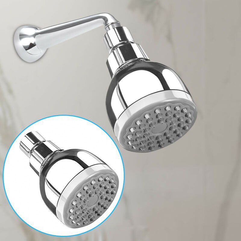 Avtoit | Silver Round Shower Head Standard Spray Pattern Wall Mounted Shower Head