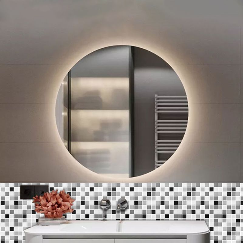 Avtoit | Tile Stripping & Gluing Square Mosaic PVC Stain Resistant Stripping and Gluing Plates for Shower 5 Pack