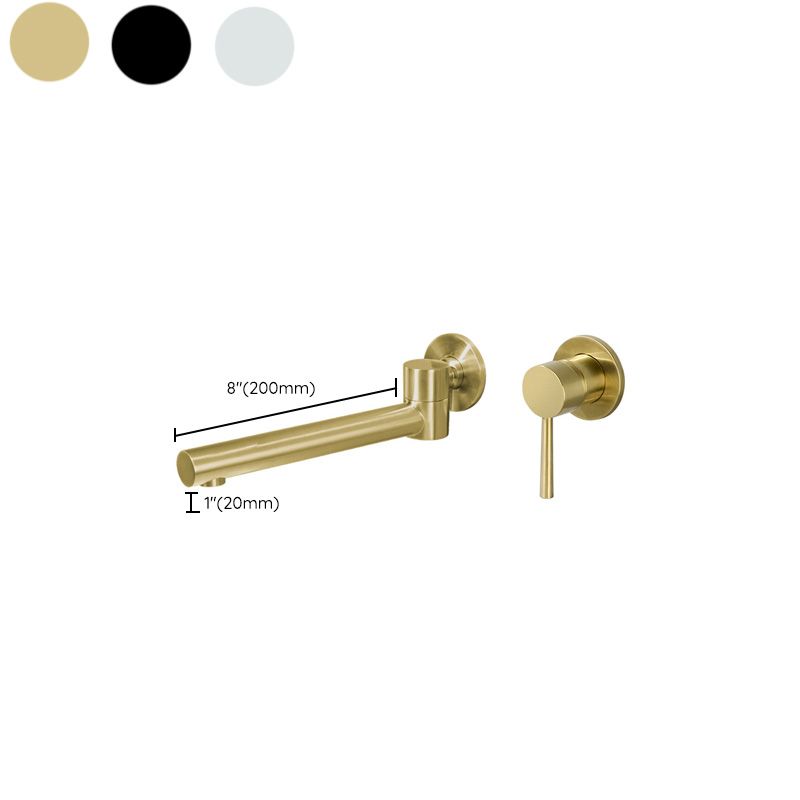 Avtoit | Modern Brass Roman Bathtub Faucet with 1 Lever Handle Bathtub Faucet