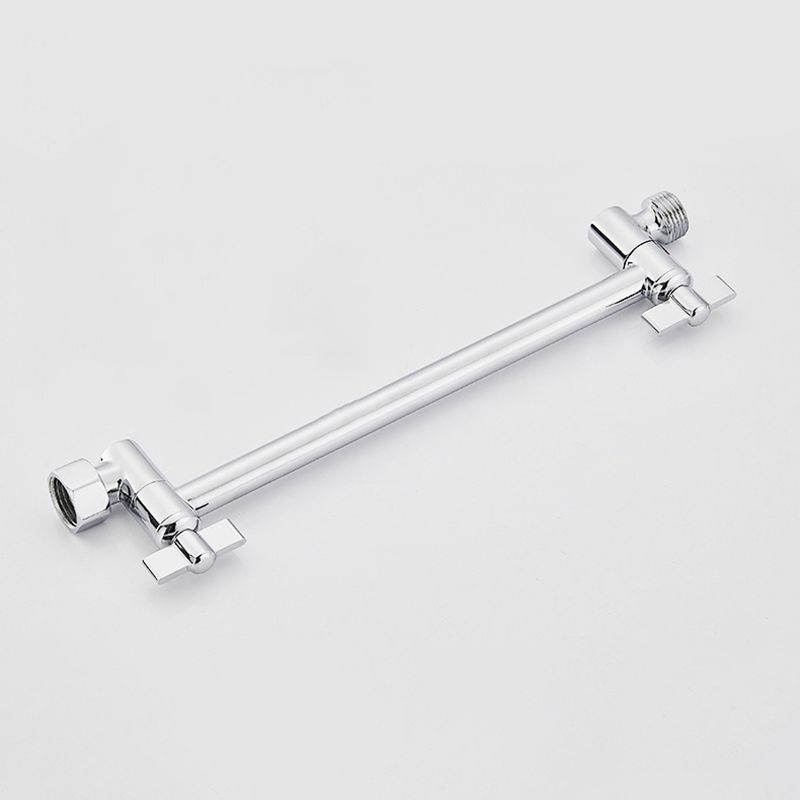 Avtoit | Silver Square Fixed Shower Head Modern Style Wall Mounted Shower Head