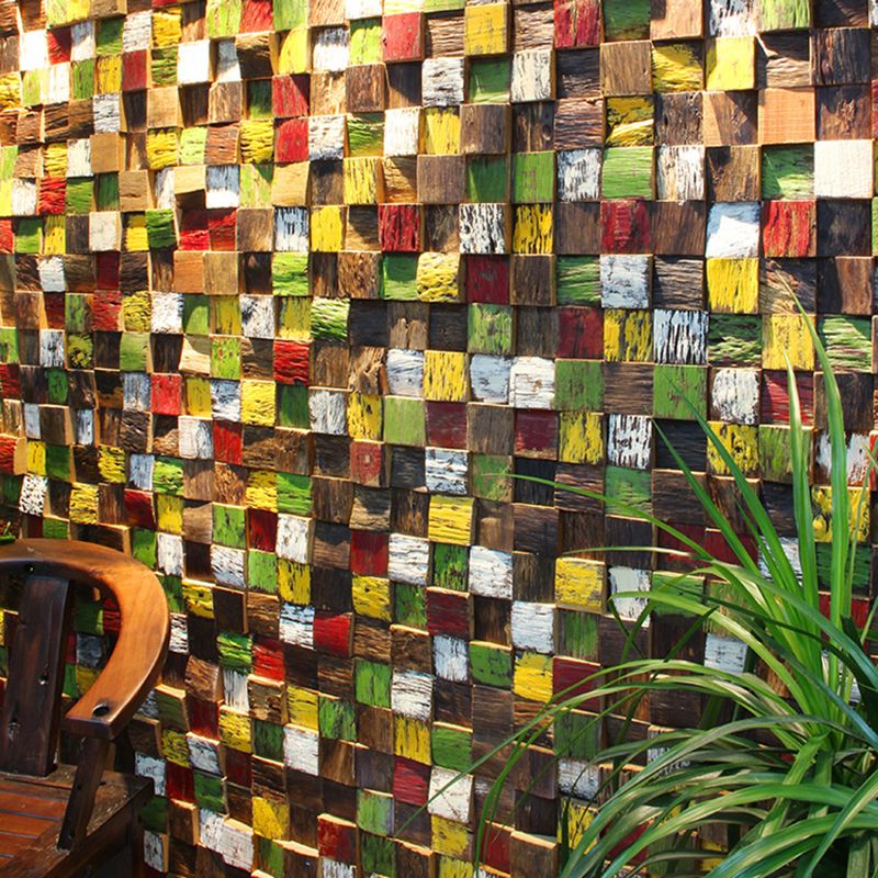 Avtoit | Wall cladding wood shiplap mosaic modern interior wall cladding