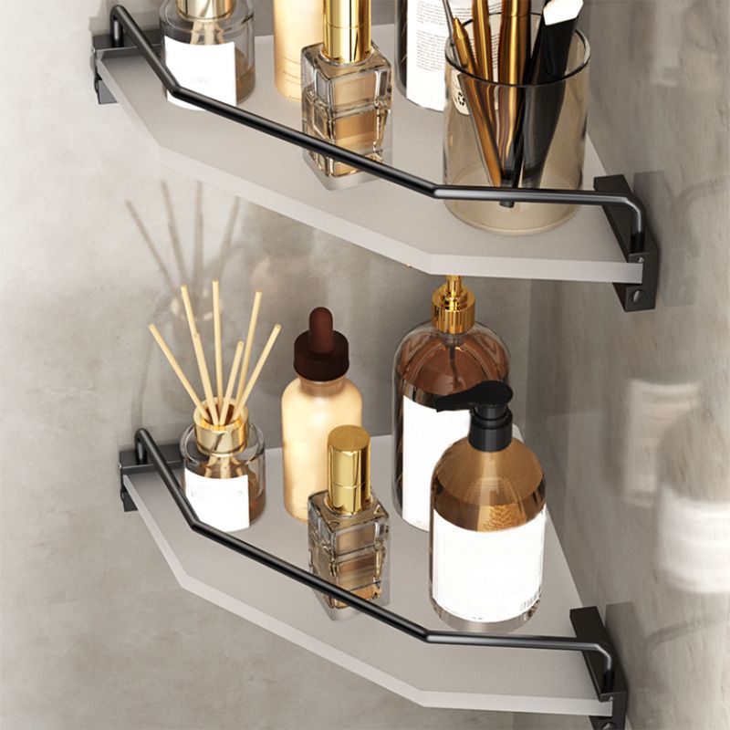 Avtoit | Modern Bathroom Accessories Set Bathroom Shelf Towel Holder Black Bathroom Accessories Set