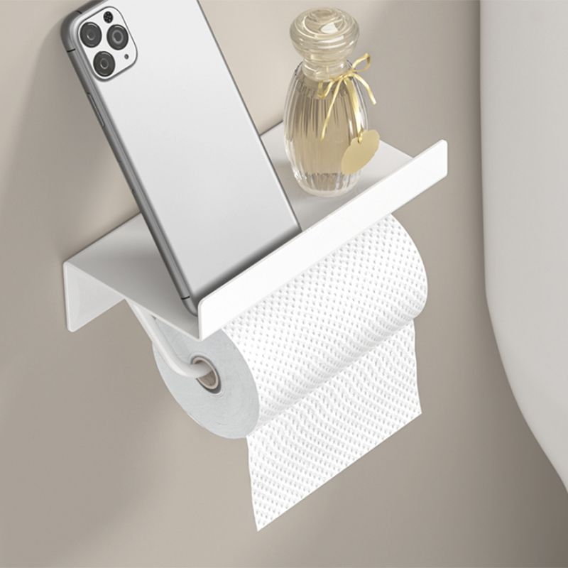 Avtoit | Modern White Bathroom Accessories Set Bathroom Shelf Paper Holder Bathroom Accessories Kit