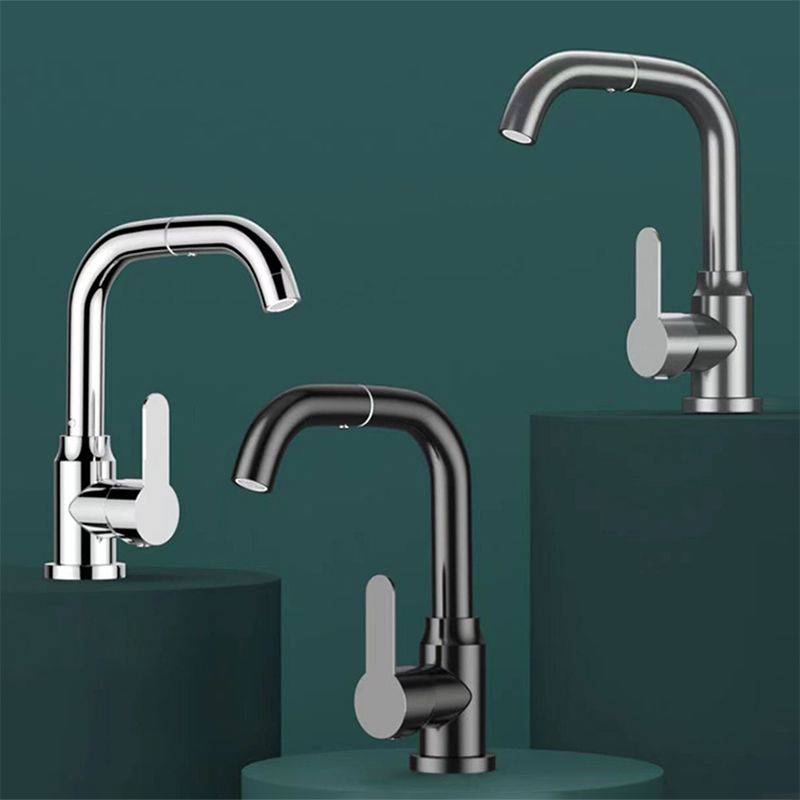 Avtoit | Modern sink faucet bathroom faucet brass lever swivel spout sink faucet