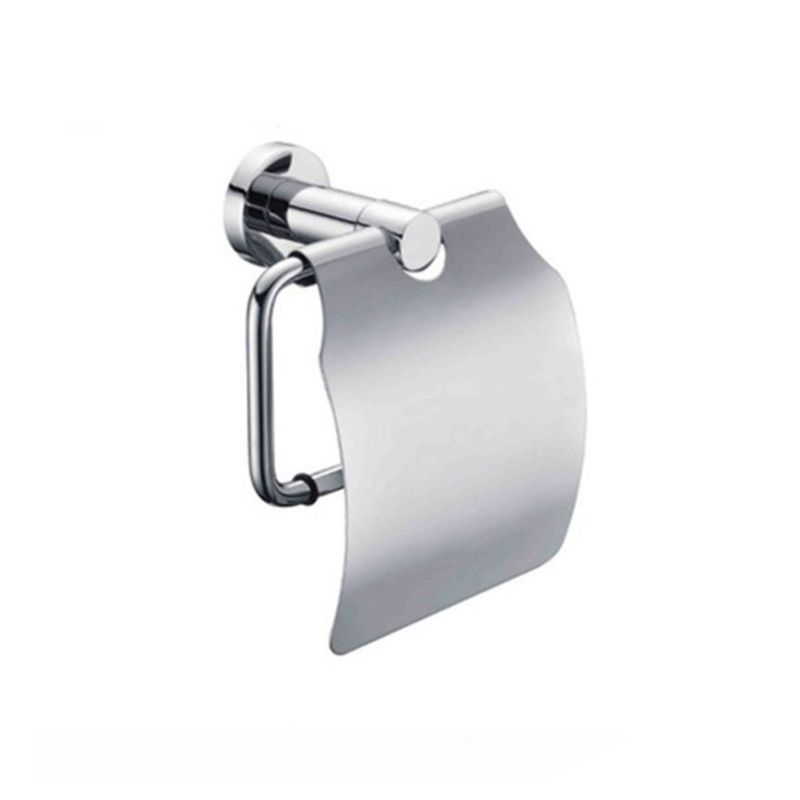 Avtoit | Polished Chrome Modern Bathroom Accessories Set with Towel Bar/Paper Holder