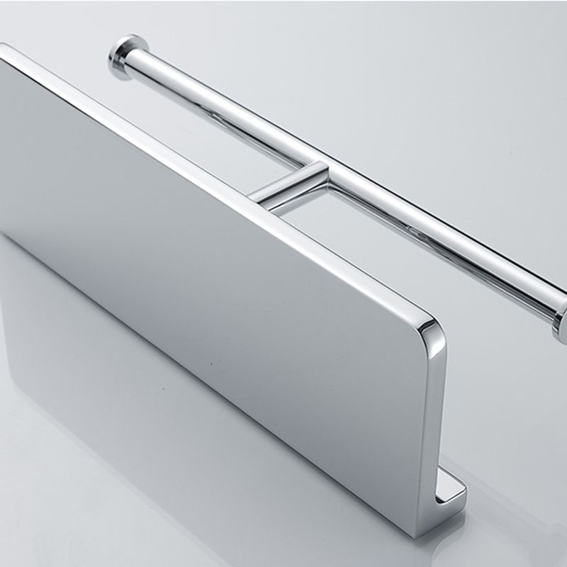Avtoit | Contemporary 2-piece bathroom set made of polished chrome stainless steel toilet paper holder
