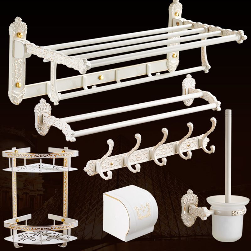 Avtoit | Traditional Bath Accessories Set White Bathroom Accessories Hardware Set