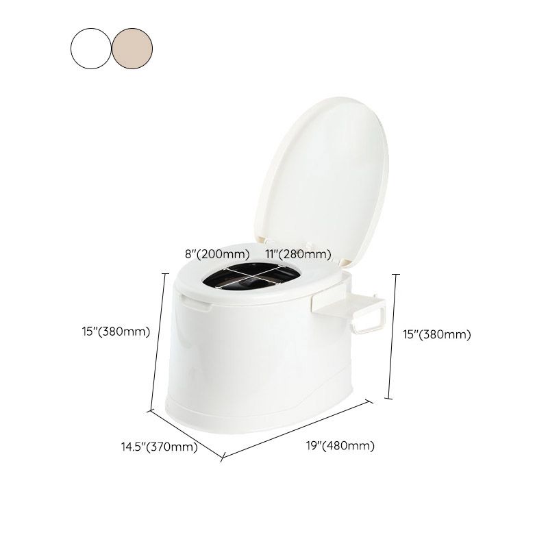 Avtoit | Floor-mounted All-in-One Toilet Contemporary Plastic Flush Toilet