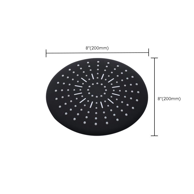 Avtoit | Contemporary Style Shower Head Plastic Fixed Shower Head in Round and Square Shape