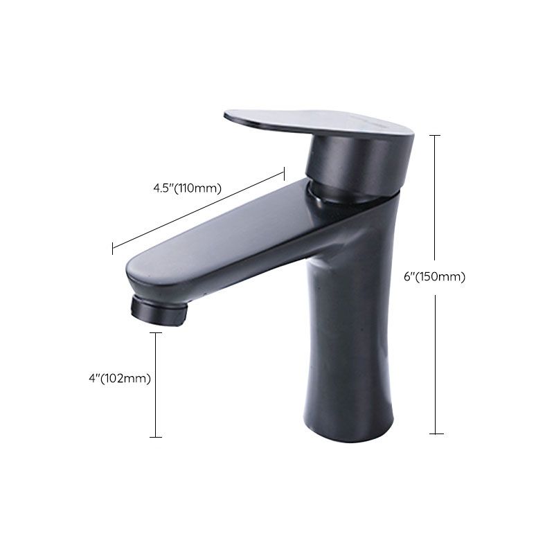 Avtoit | Contemporary Stainless Steel Sink Faucet Lever Handles Low Arc Sink Faucet