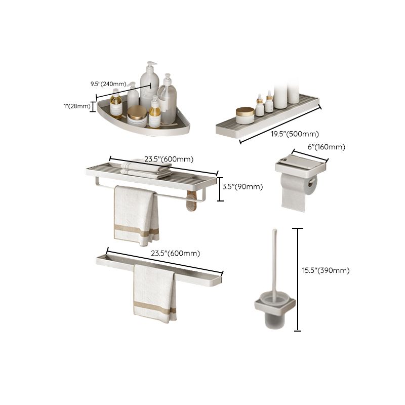 Avtoit | Modern Bathroom Accessories Set Paper Holder Bathroom Shelf Bathroom Accessories Kit