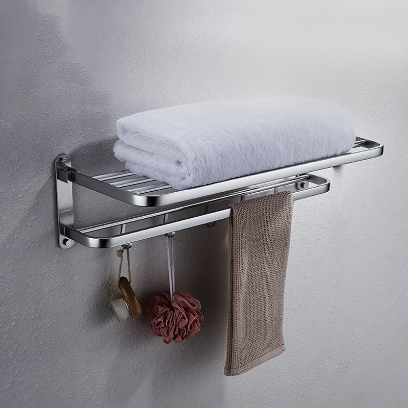 Avtoit | Contemporary bathroom accessory set made of aluminum with towel holder/bath shelf