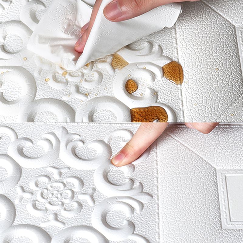 Avtoit | Modern Pearl Wall Bowls PVC Wall Access Panel Peel and Stick Wall Tile Set of 10