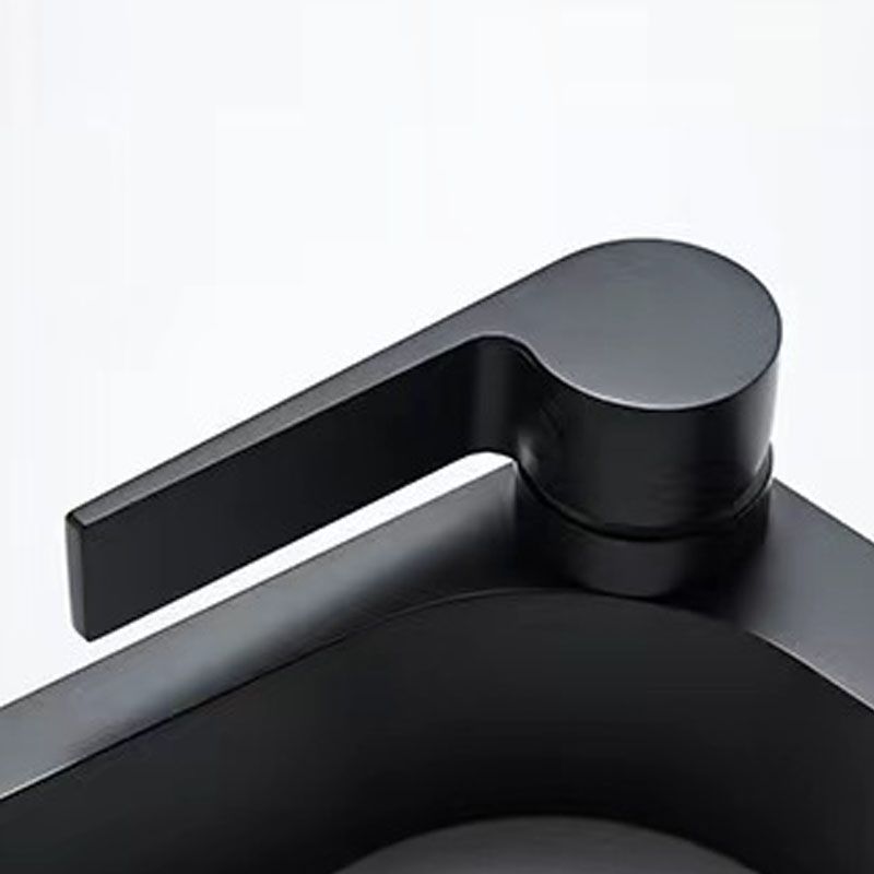 Avtoit | Modern vessel faucet brass lever waterfall spout sink faucet