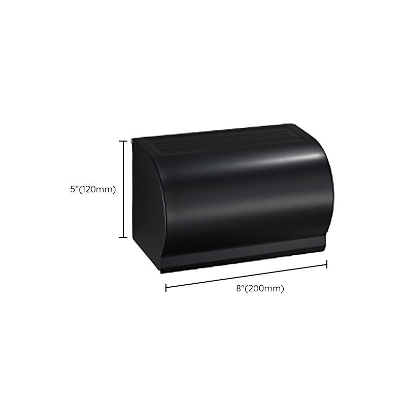 Avtoit | Contemporary Bathroom Accessory Set Black Surface Bathrobe Hook/Towel Ring Bar