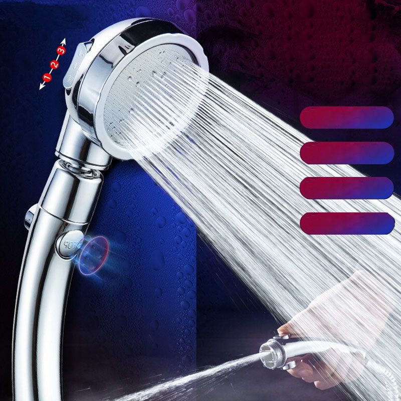 Avtoit | Contemporary Shower Combination Hand Shower Plastic Wall Mount Round Shower Head Combination
