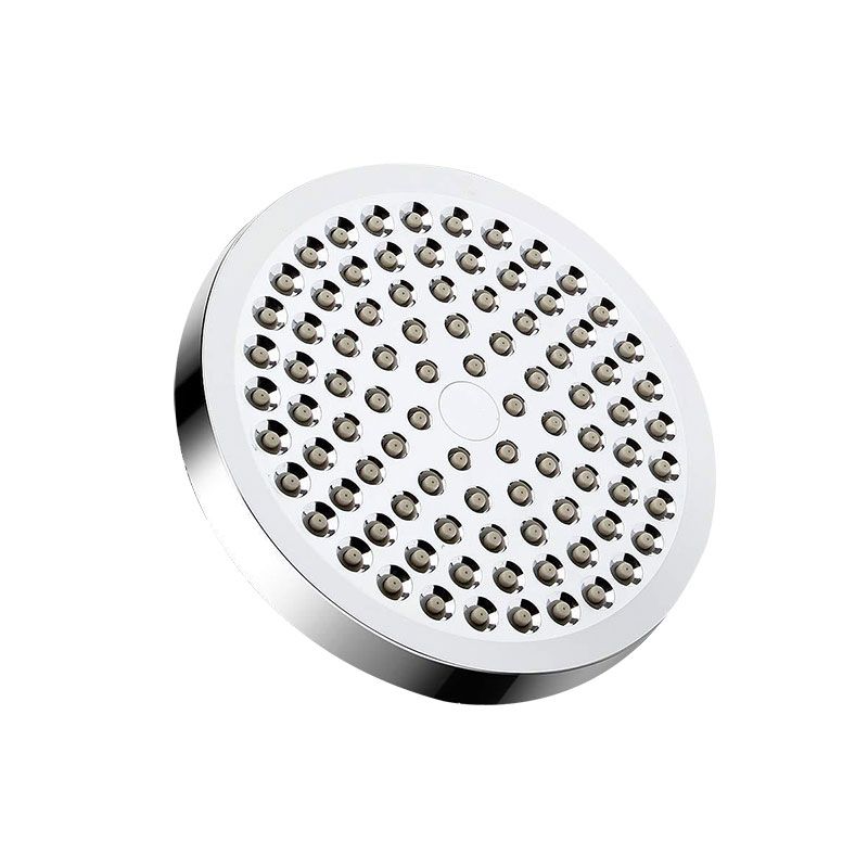 Avtoit | Modern Standard Shower Set Double Round Metal Adjustable Spray Pattern Shower Head