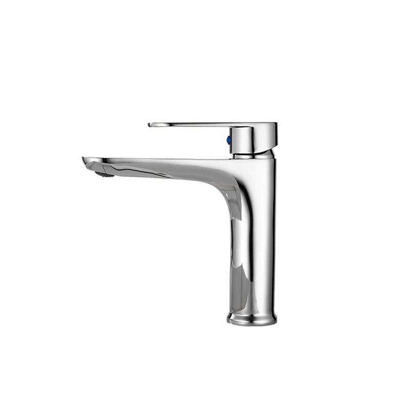 Avtoit | Modern Brass Bathroom Sink Faucet Round Lever Handles Sink Faucet