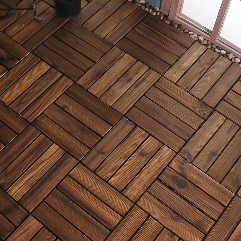 Avtoit | Wood Terrace Tiles Plug-in System Installation Outdoor Terrace Tiles