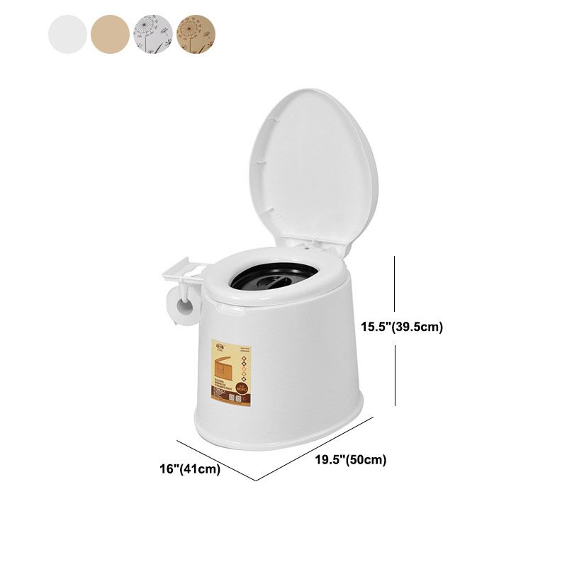 Avtoit | Modern Plastic Floor-Mounted Toilet Bowl with Seat for the Bathroom