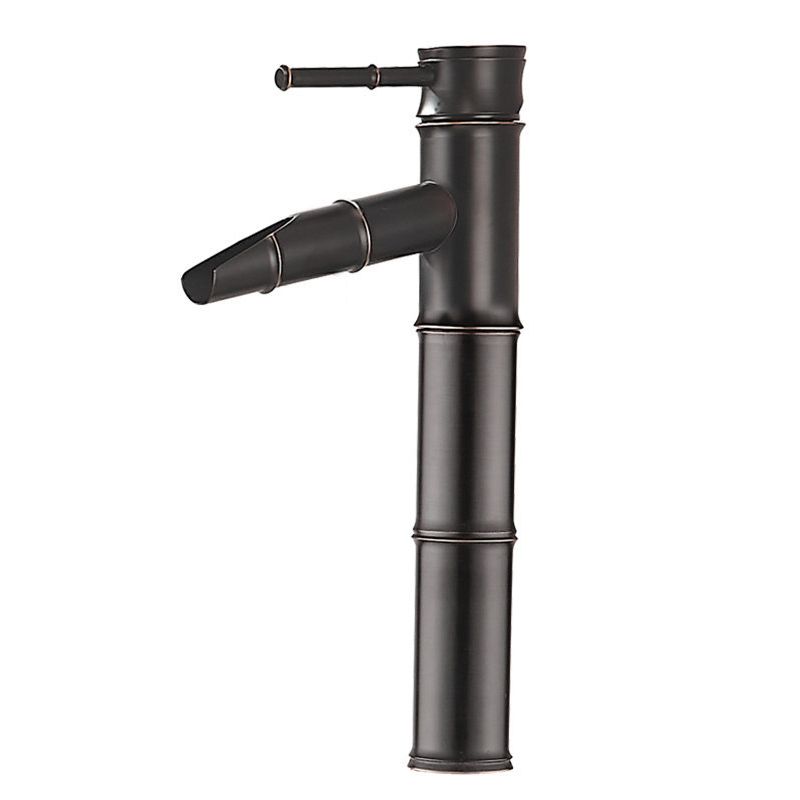 Avtoit | Farmhouse Vessel Sink Faucet Copper 1-Handle Low Arc Vessel Faucet for Bathroom