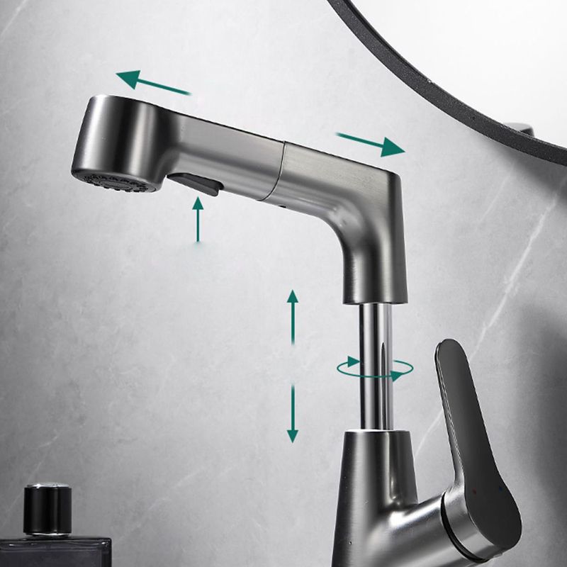 Avtoit | 1-Handle Brushed Nickel Widespread Faucet Single Hole Bathroom Vessel Faucet with Brass
