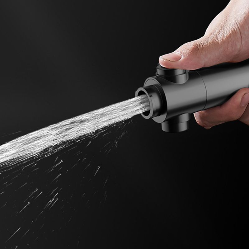 Avtoit | Bathroom Shower Head 5-Stream Round Hand Shower Holder Wall Mount Shower Head