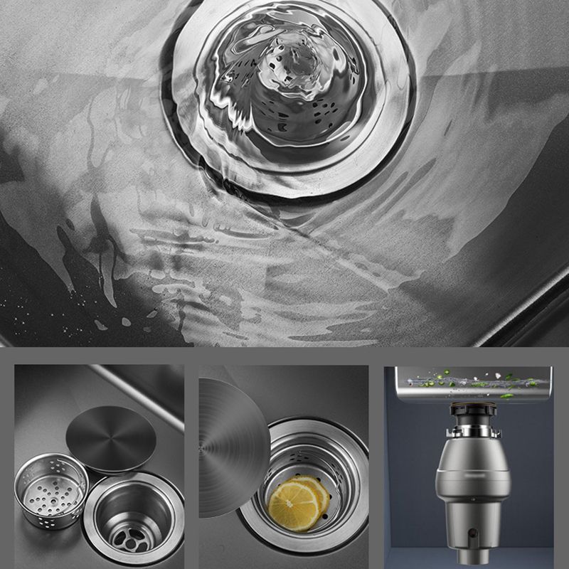 Avtoit | Classic Round Sink Stainless Steel Built-in Sink Non-Slip Round Basin for the Kitchen