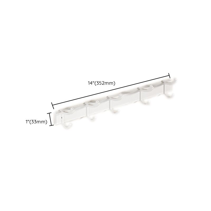 Avtoit | Contemporary bathroom accessory set made of matte stainless steel-aluminum with bathrobe hook/bath shelf