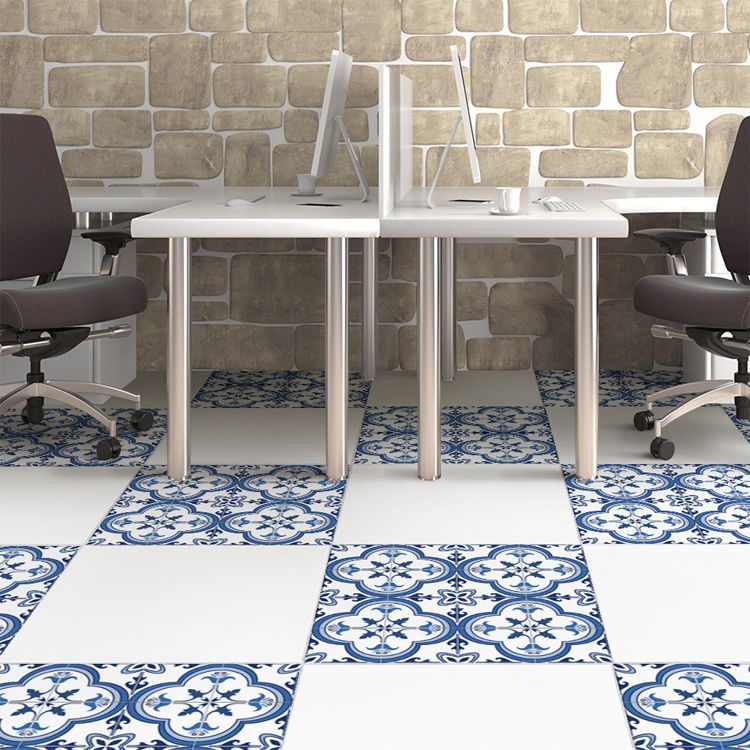 Avtoit | Peel and Stick Vinyl Flooring Porcelain Tile Look Vinyl Flooring