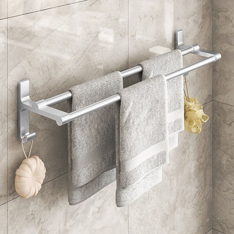 Avtoit | Chrome/Black Classic Bathroom Accessory Set Modern Bath Shelf/Towel Bar & Paper Holder
