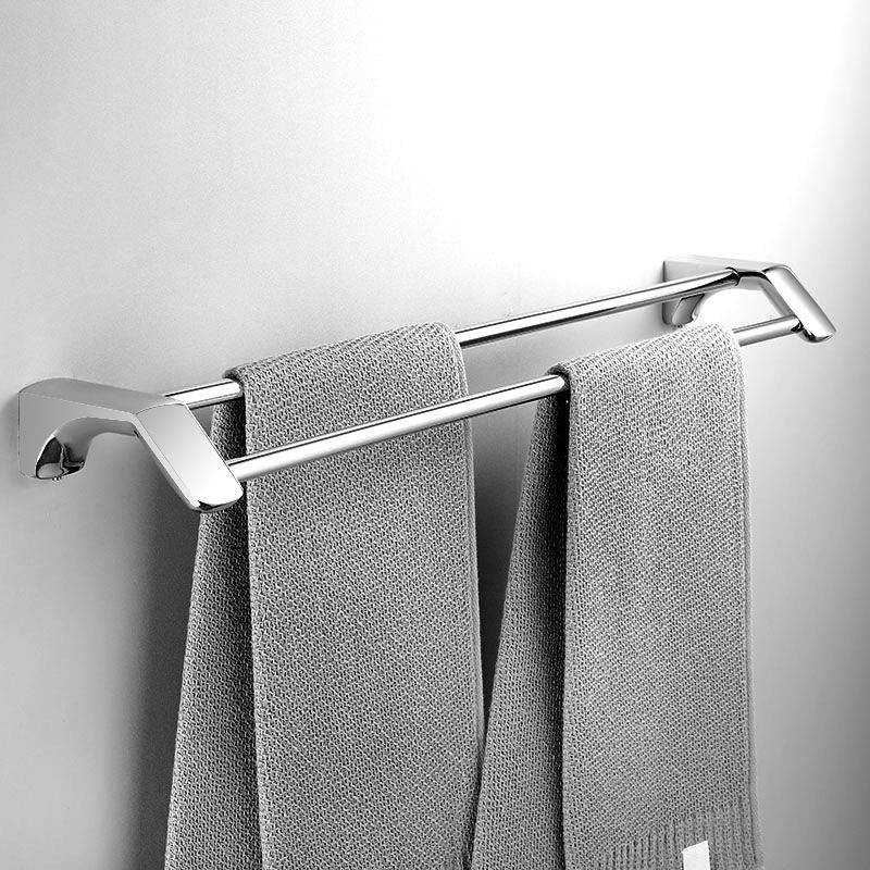Avtoit | Silver Bathroom Accessories Hardware Set Modern Bathroom Accessories Kit