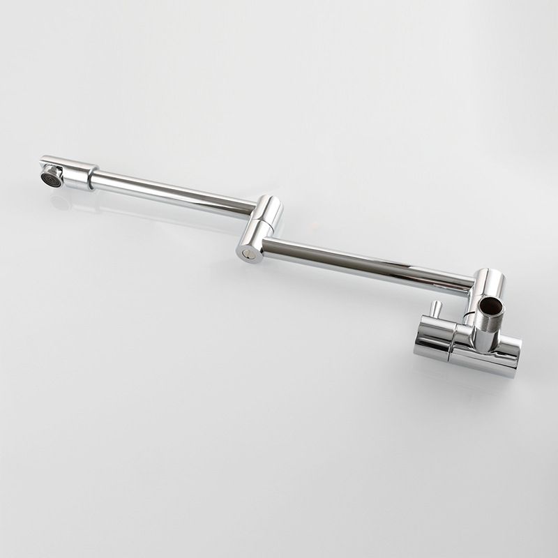 Avtoit | Modern Pull-down Faucet Single Handle Wall Mounted Pot Filler Low Profile 1-Hole Filler