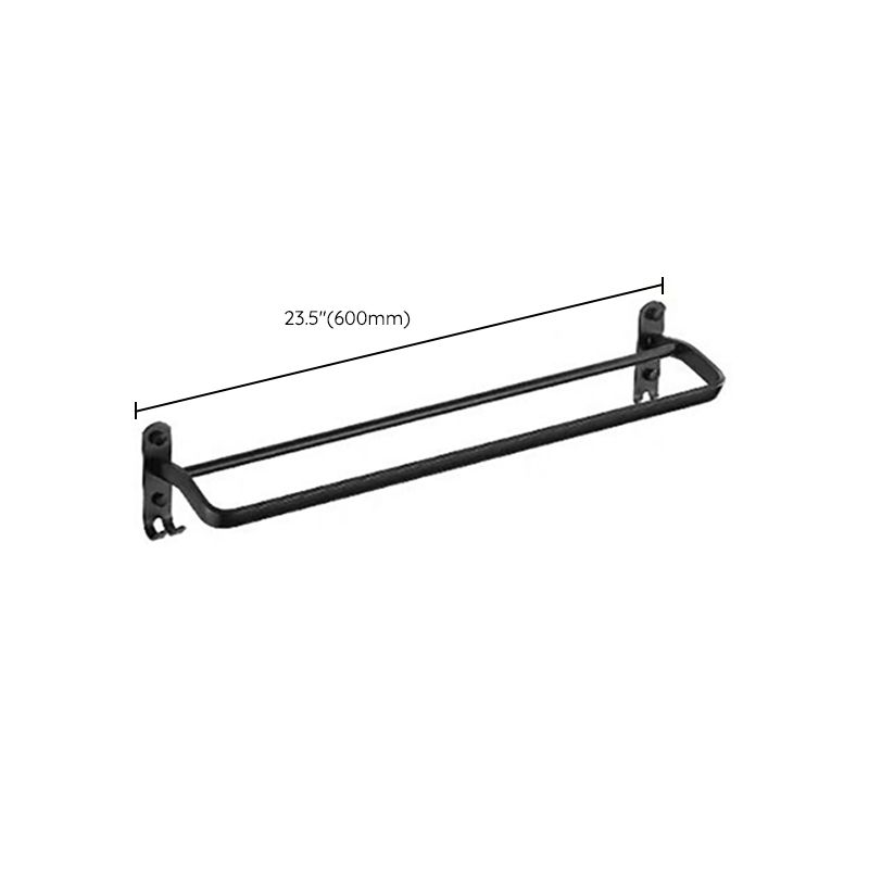 Avtoit | Modern Bathroom Accessories Set Towel Holder Black Soap Dish Bath Accessories Set